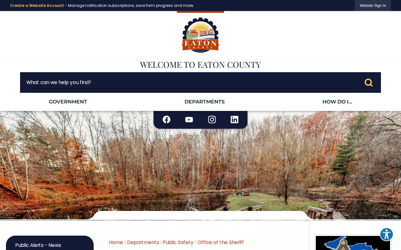 Eaton County Office of the Sheriff official page
